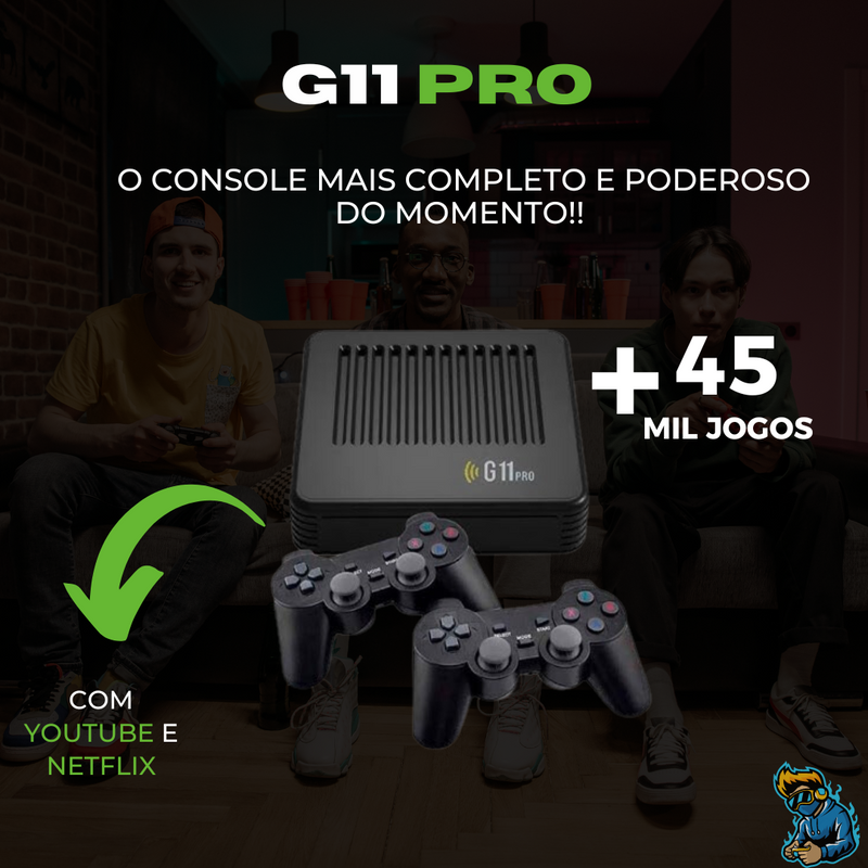 GAME G11 PRO® + 45 mil jogos - 128G [Queima de Estoque - Pague 1 Leve 2]