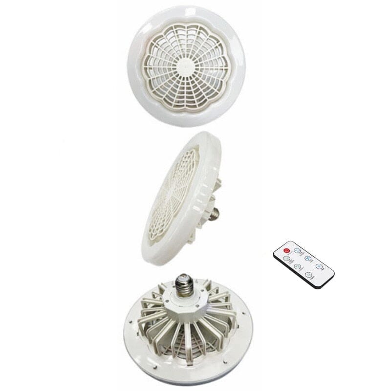 Ventilador Lâmpada Turbo Led 2 em 1 com Controle Remoto - Led Breeze